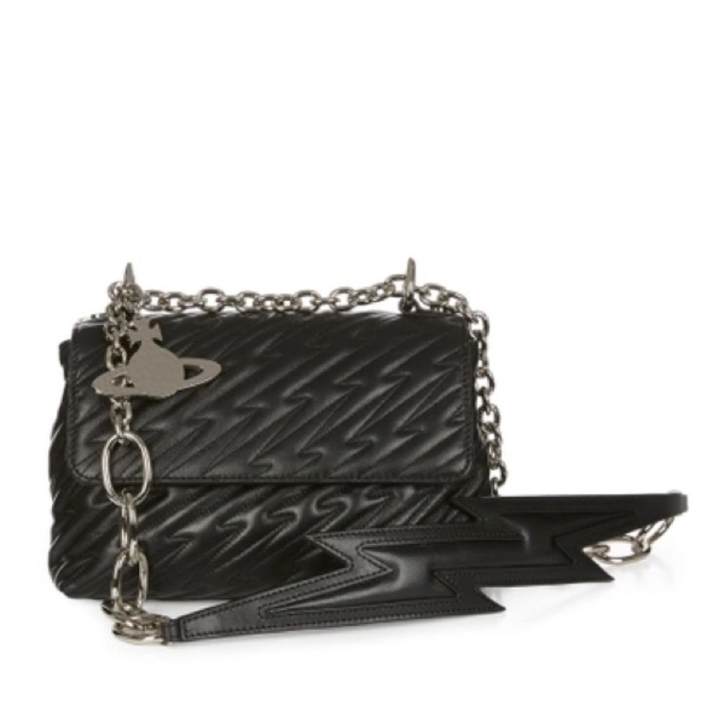 Vivienne Westwood Coventry Black Leather Bag